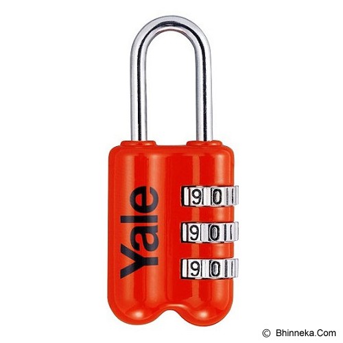 YALE Travel Lock YP2/23/128/1R - Red